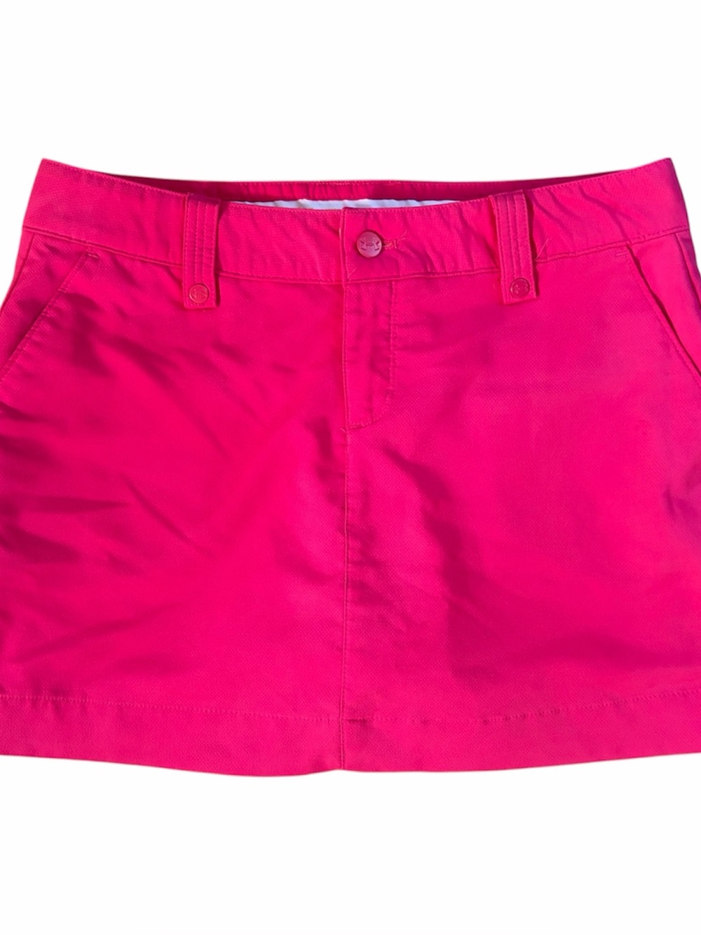 Womens Under Armour Skirt Skort Hot Pink Magenta 4 Athletic Golf Tennis